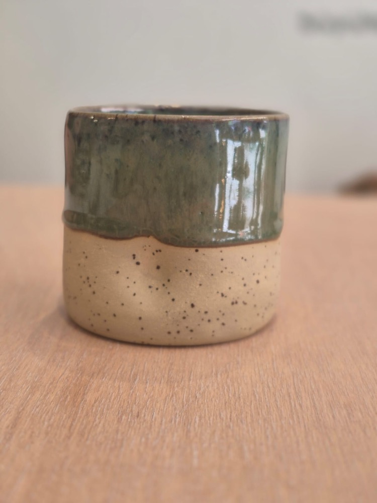 Stoneware Yeşil Bardak