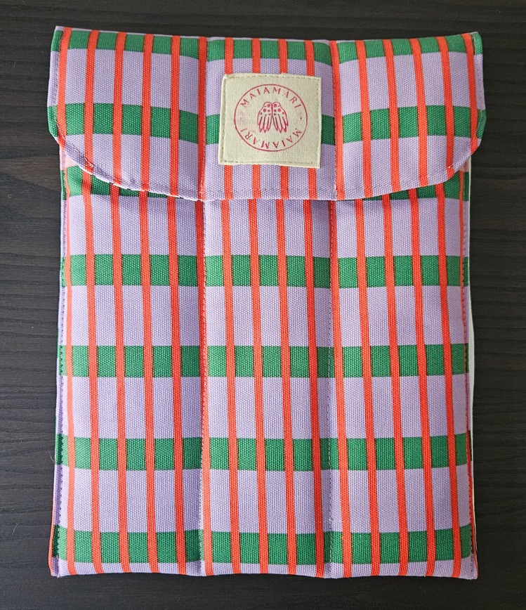 Çizgili Puffer Tablet & Kitap Çantası