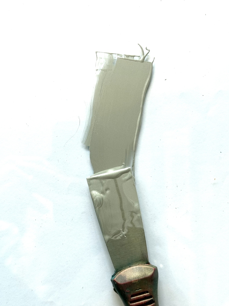 Silver ( Gümüş Rengi ) Parlak Linol Baskı Boyası