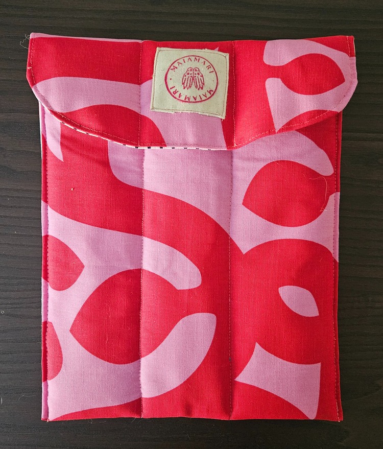 Pembe - Kırmızı Puffer Tablet & Kitap Çantası