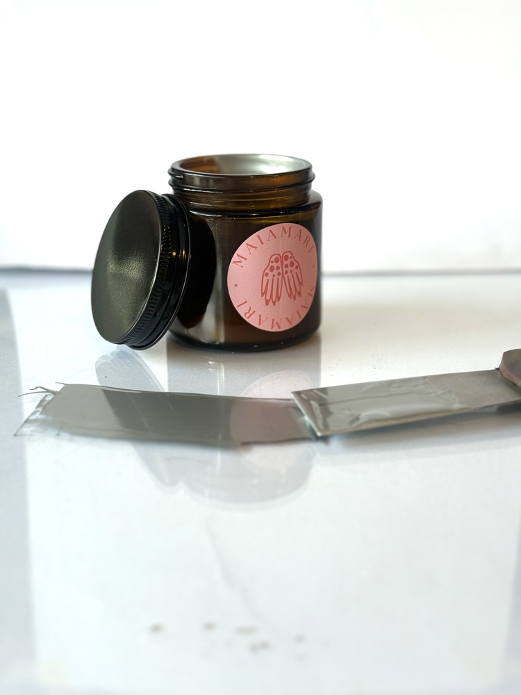 Silver ( Gümüş Rengi ) Parlak Linol Baskı Boyası