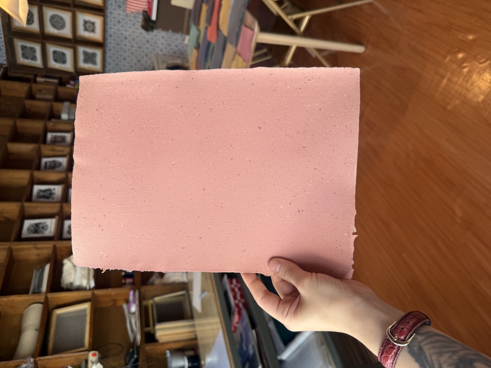 El Yapımı Kâğıt - Orta Ton Pembe