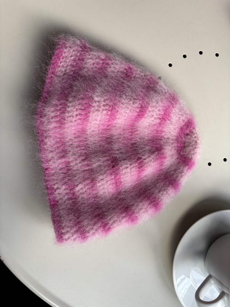 Striped Brushed Beanie
