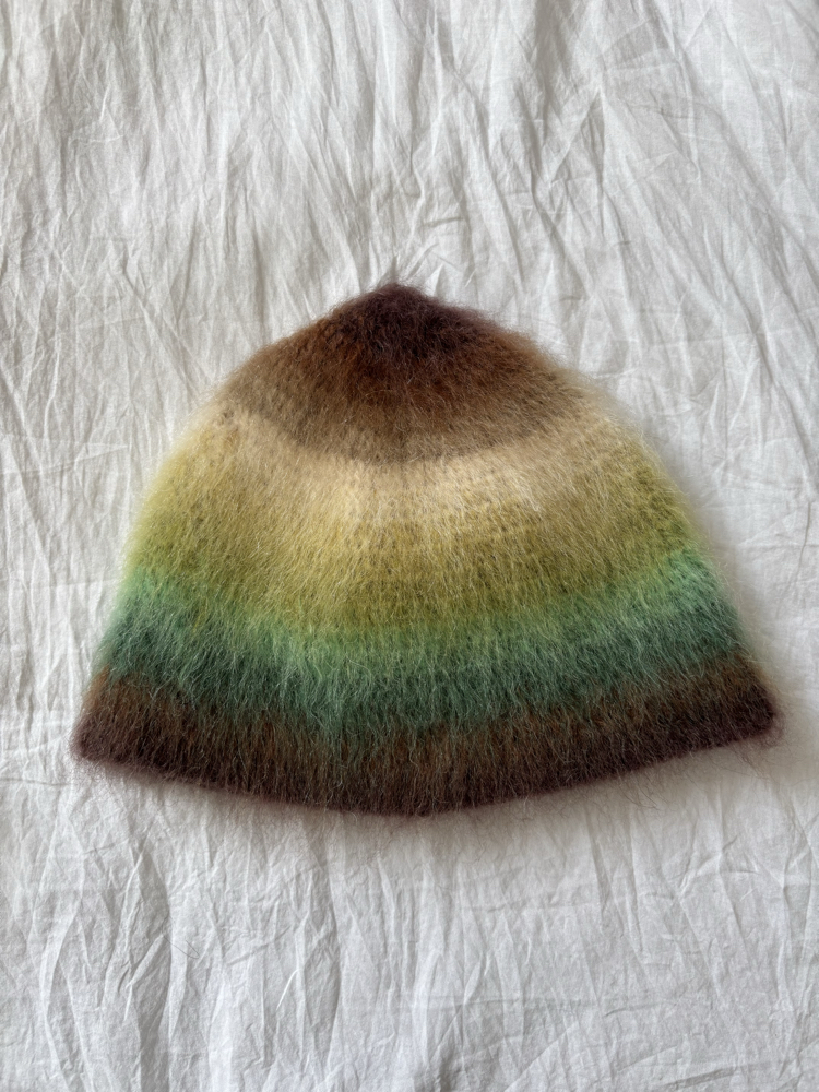 Striped Brushed Beanie
