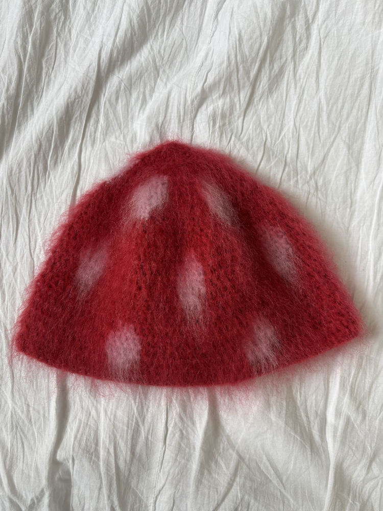 Point Mohair Beanie