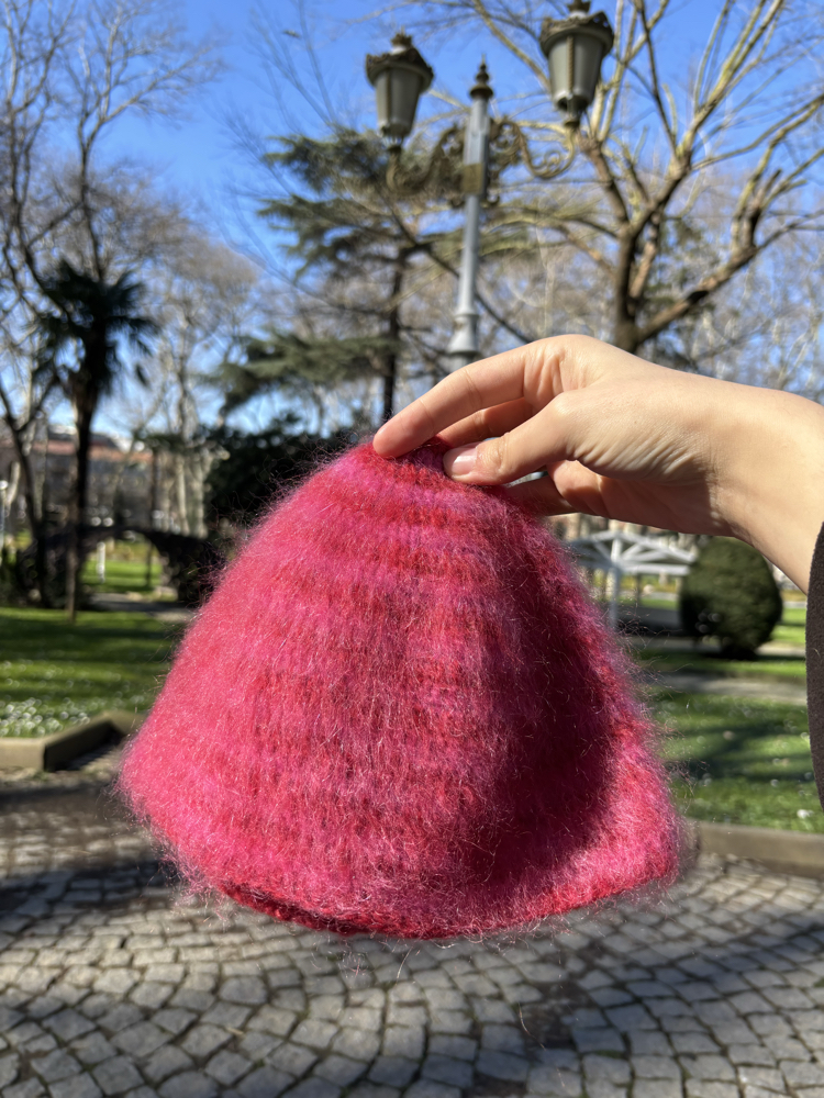 Striped Brushed Beanie