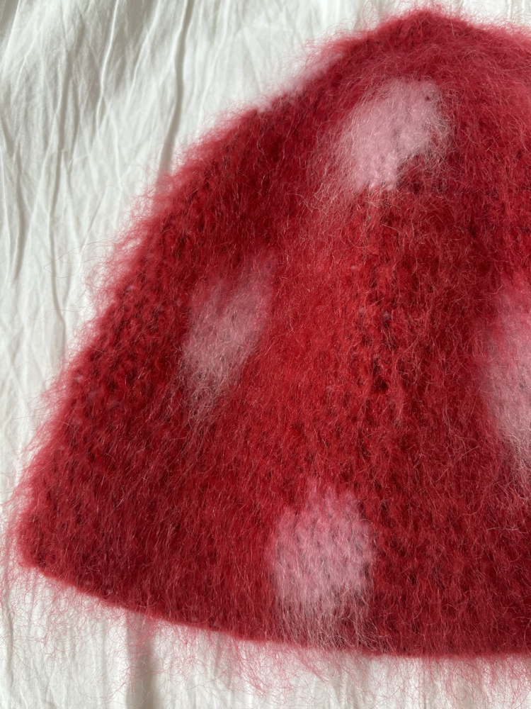 Point Mohair Beanie