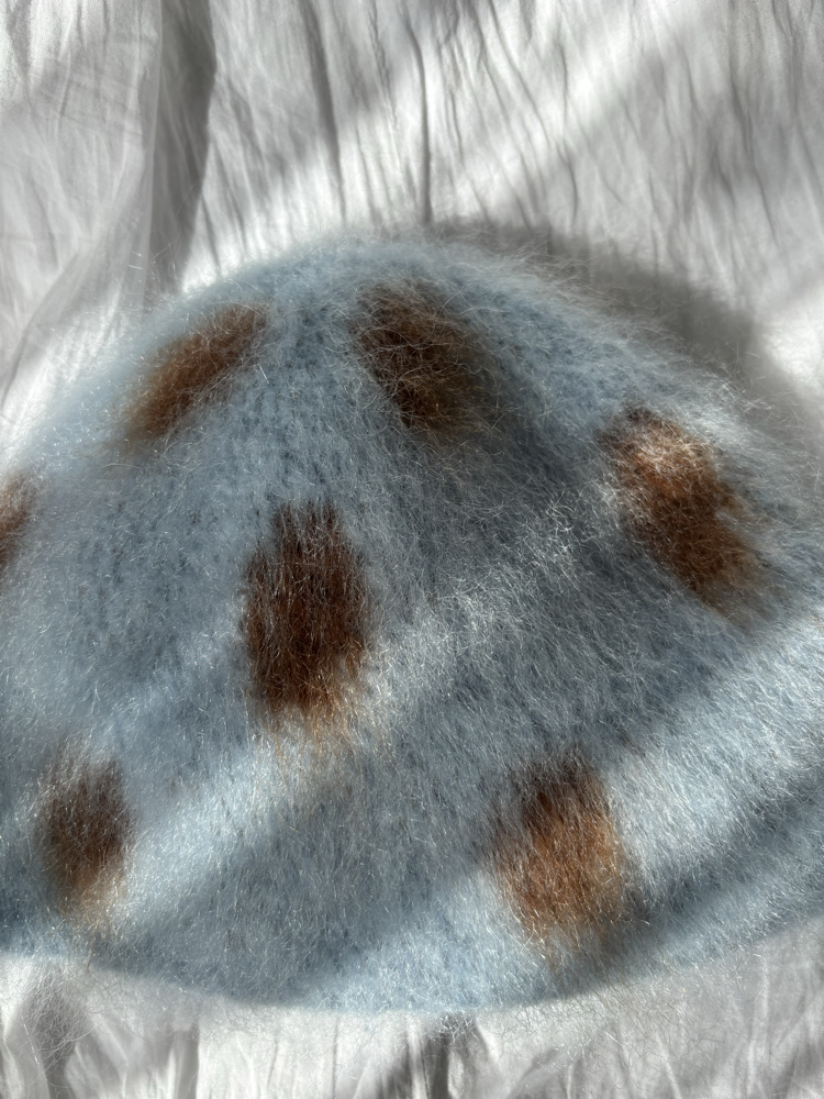 Point Mohair Beanie