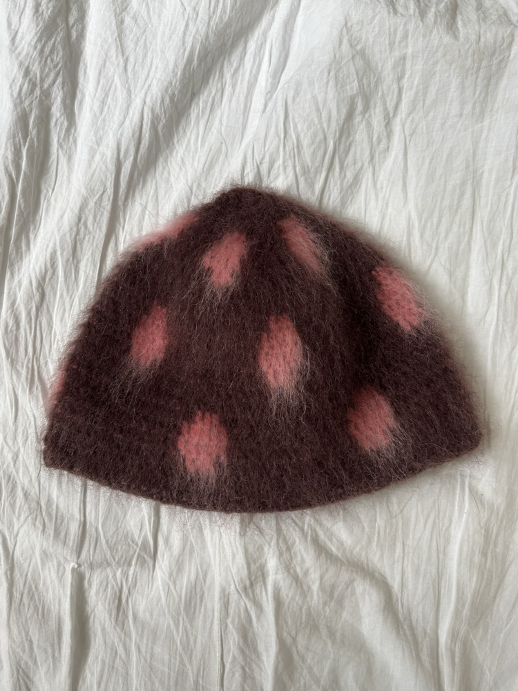 Point Mohair Beanie