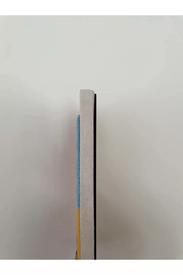 Punch Nakış İşlemeli, MDF Kapama, Kurdele Fiyonk Desenli Duvar Panosu, 25x35