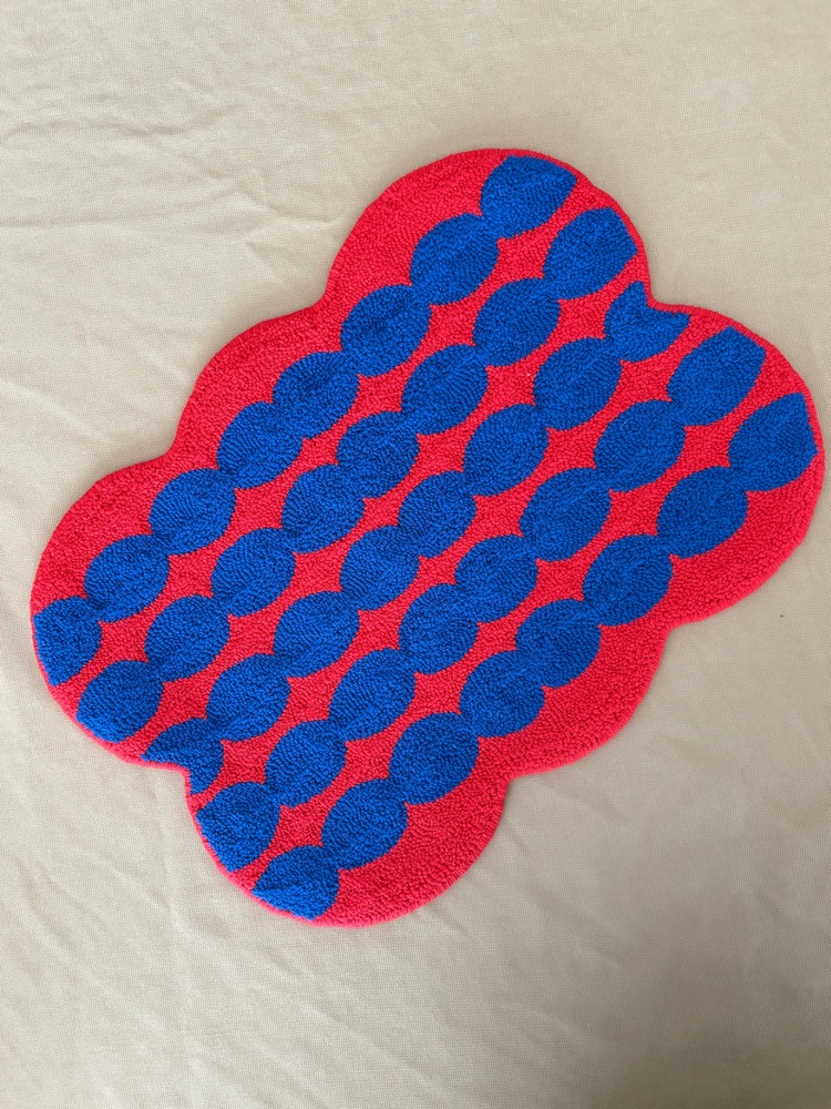Punch Nakış İşlemeli, Amerikan Servis / Supla, Çift Taraflı, Kırmızı, 30x40, 1 Adet