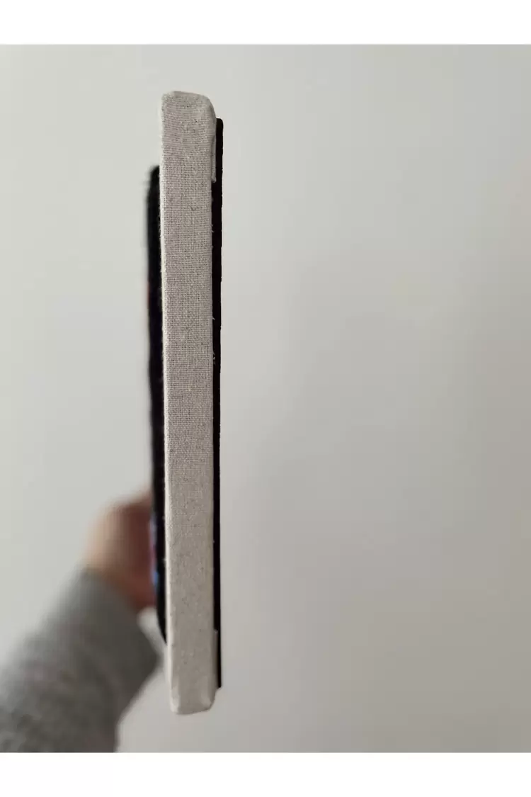 Punch Nakış İşlemeli, MDF Kapama, Kalp Surat Çiçekli Desenli Duvar Panosu, 25x25