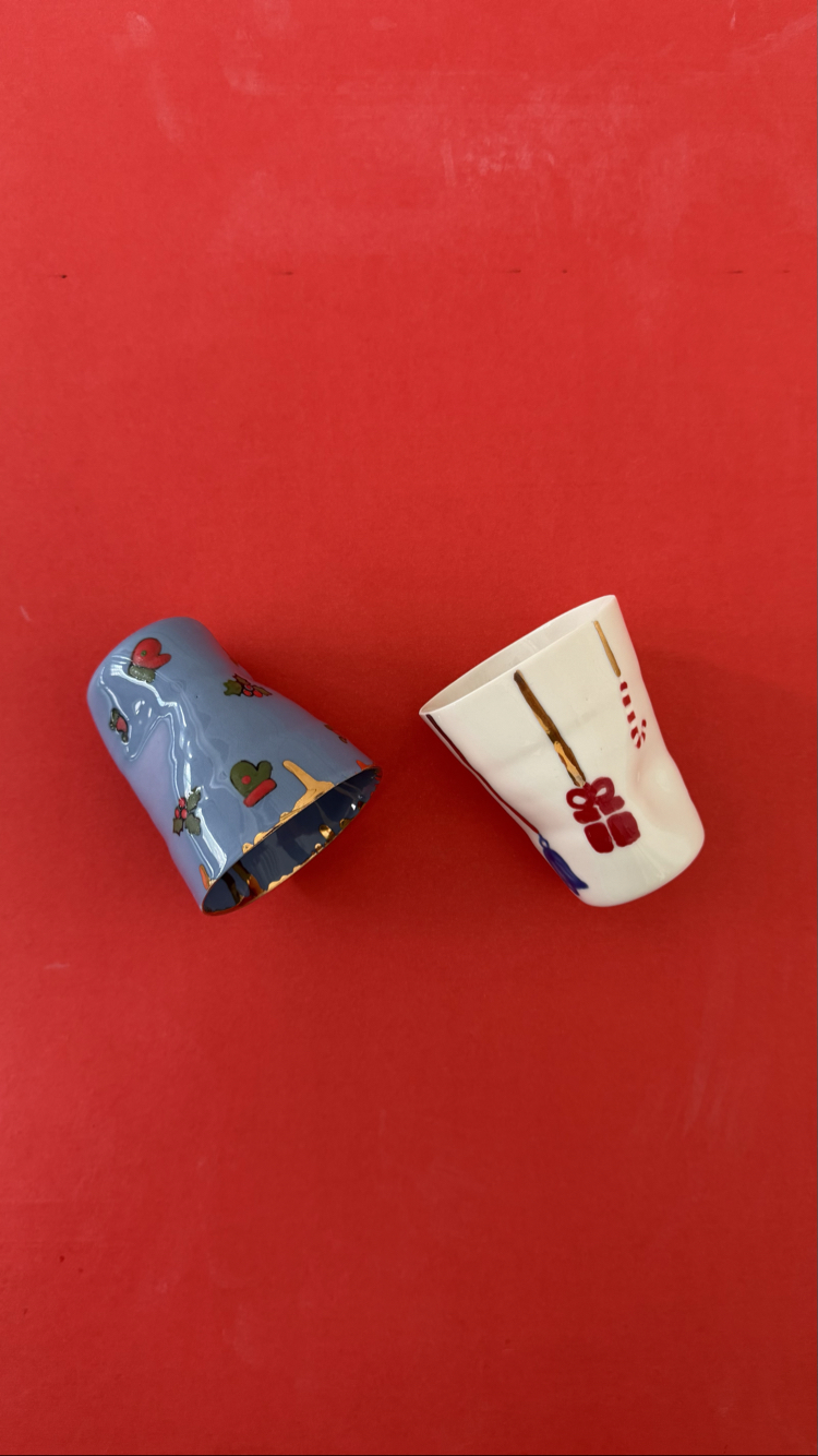 Porcelain cup / beyaz