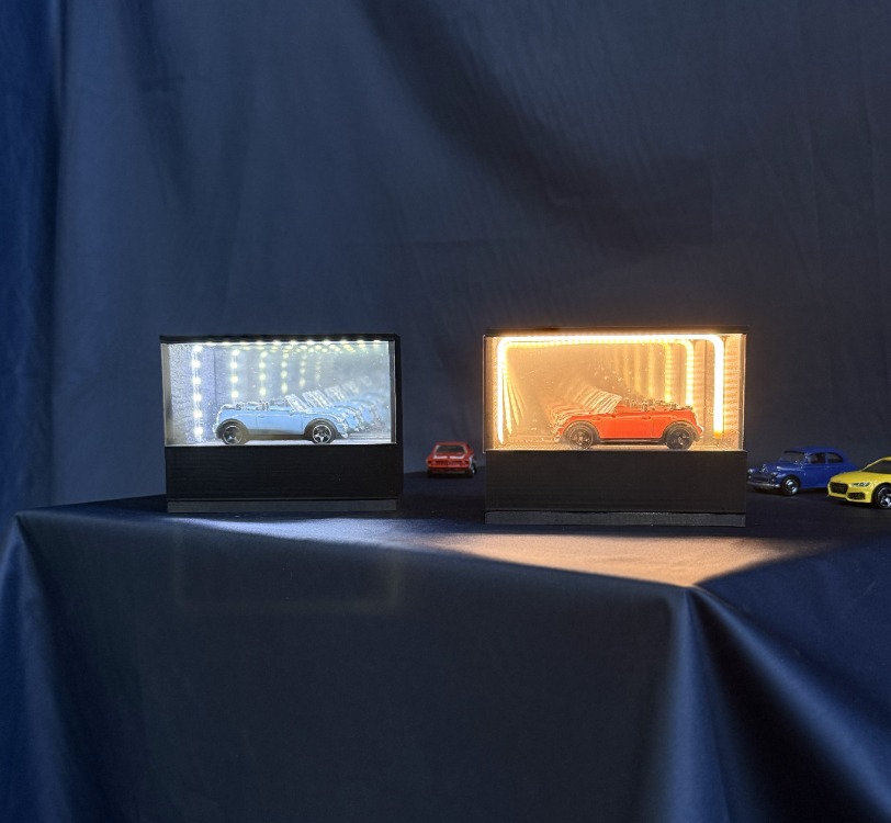 Sonsuzluk efektli led vitrin