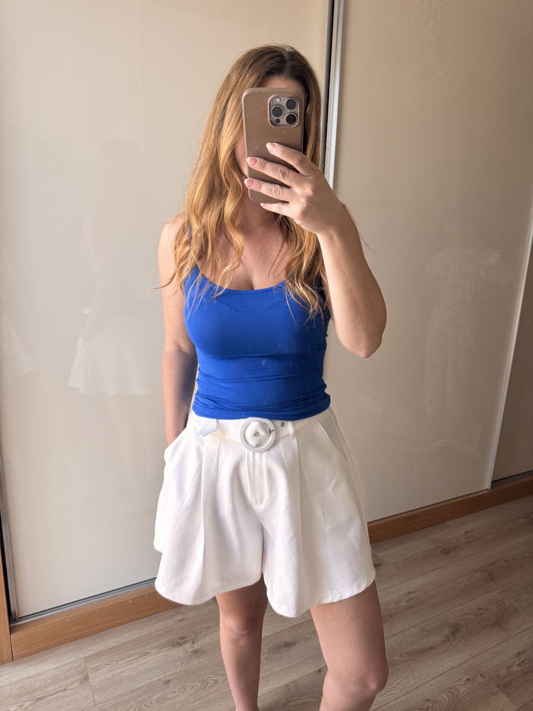 Zra askılı atlet mavi