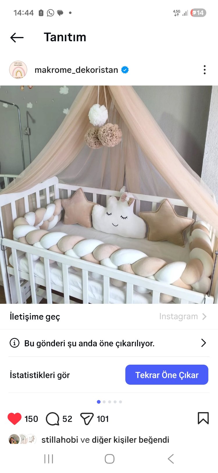 beşik ici orgu