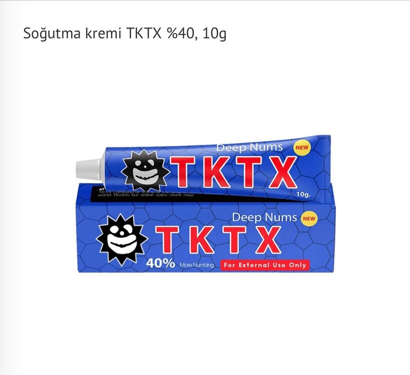 TKTX  ANA ANESTEZİ %40 soğutma 10g