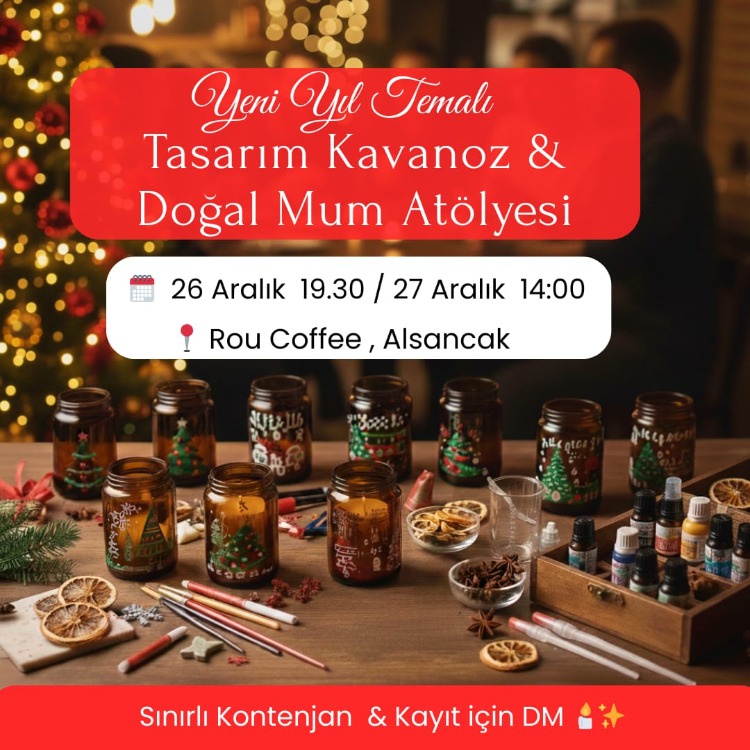 Tasarım Kavanoz & Doğal Mum Atölyesi