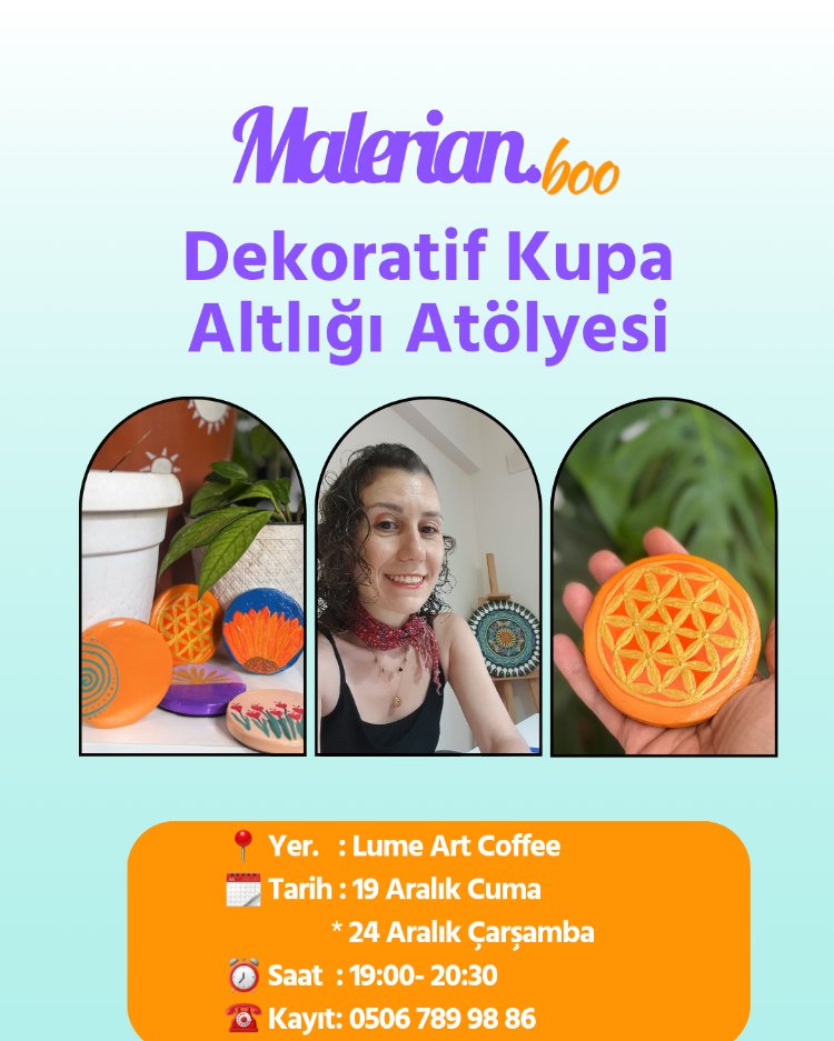 Dekoratif Kupa Altlığı Atölyesi