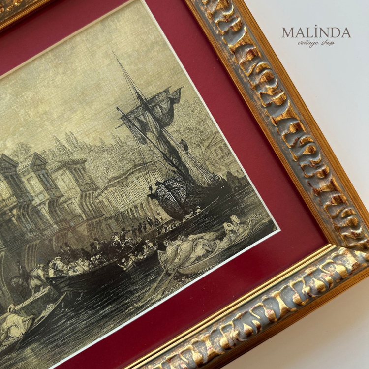 Beyhan Sultan Sarayı Bebek (1836) Camlı Tablo