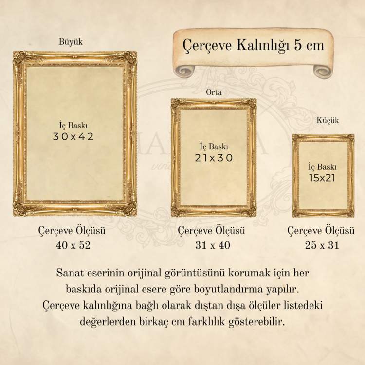 Acı Kahve Vintage At Tablosu