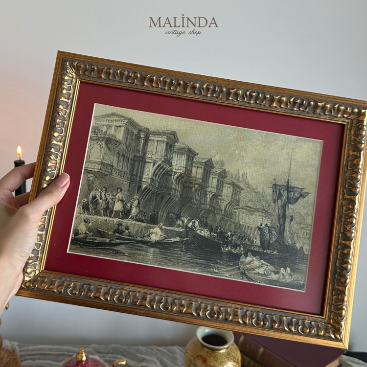 Beyhan Sultan Sarayı Bebek (1836) Camlı Tablo