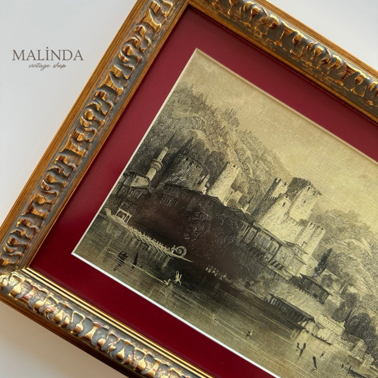 Anadolu Hisarı (1830’lar) Camlı Tablo