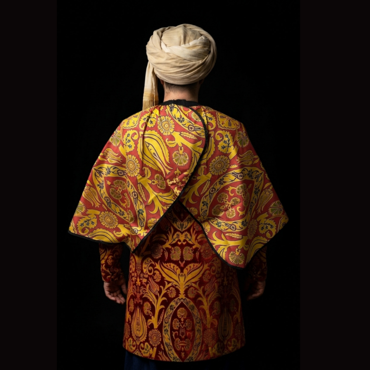 Kaftan Desenli Penuar, 2026 En Yeni Model 16. Yüzyıl Osmanlı Kaftan Desenli Dijital Penuar.