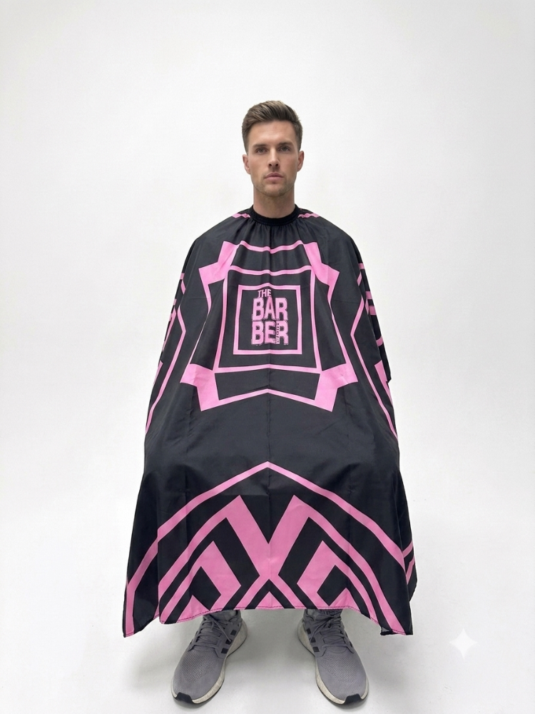 Mor & Siyah Penuar The Barber Fashion Original Cape 2026 Cape Unisex Erkek & Kadın Kesim Önl