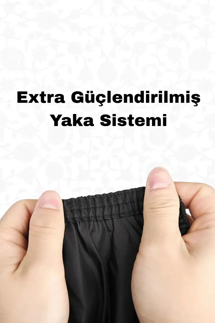 Baskısız Beyaz Penuar berber önlüğü