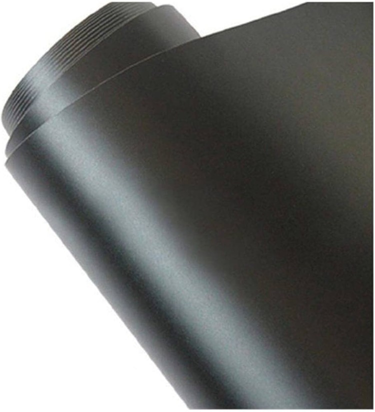 Siyah Mat İthal Kesim Folyosu 122cm x 1 Metre