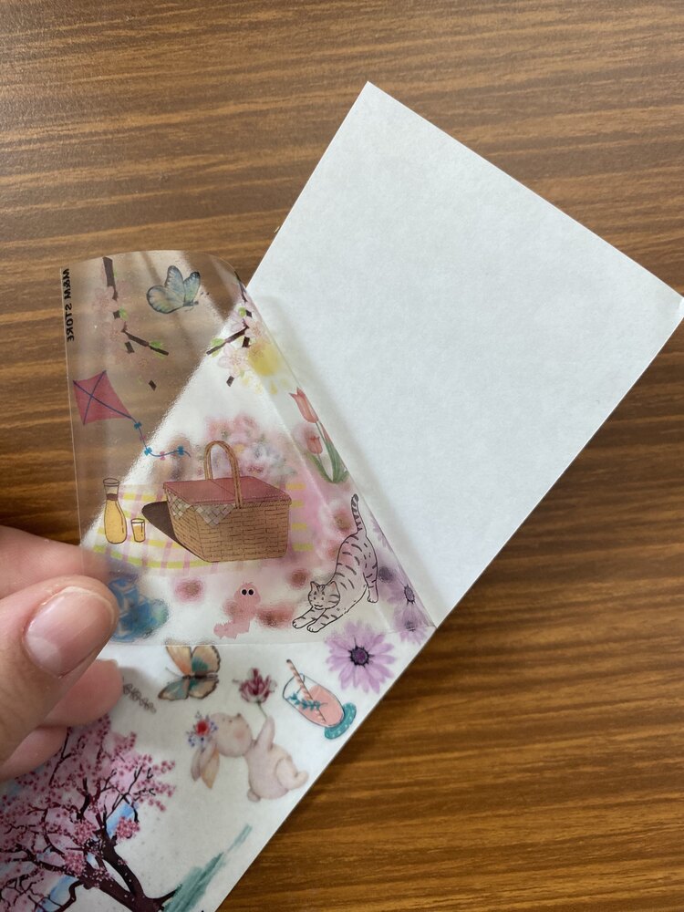 Spring Sticker Bloğu ( Saydam Kağıt) 