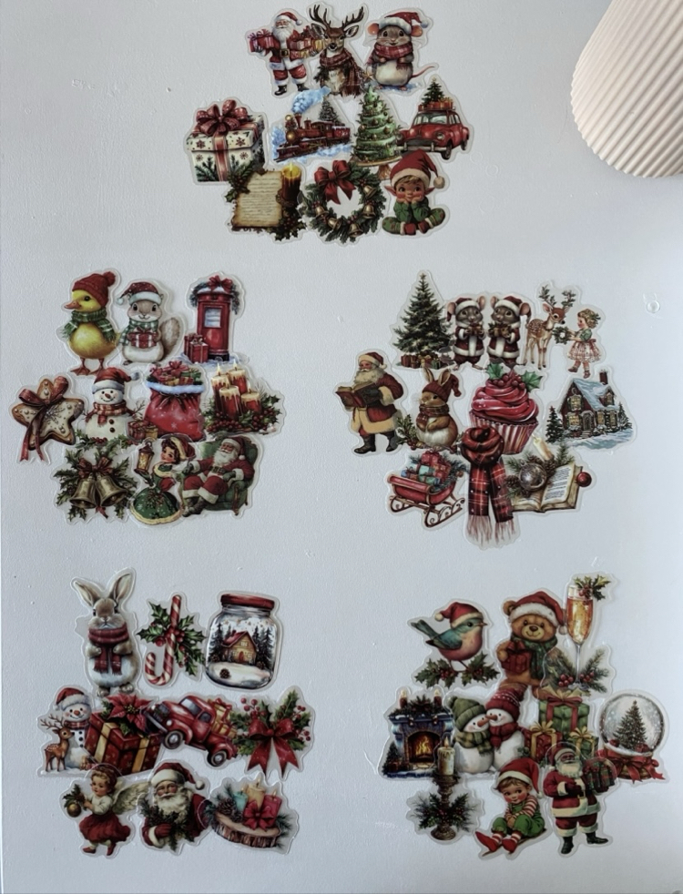 Merry Christmas Sticker Seti
