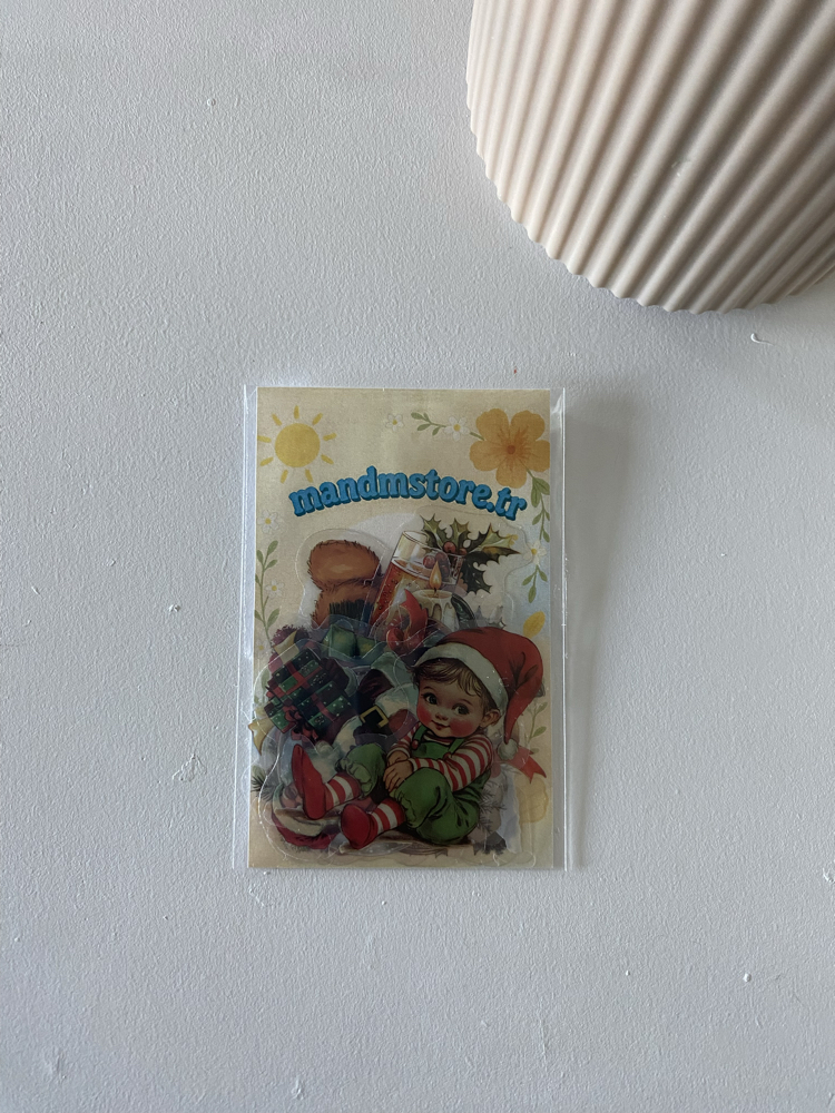 Merry Christmas Sticker Seti