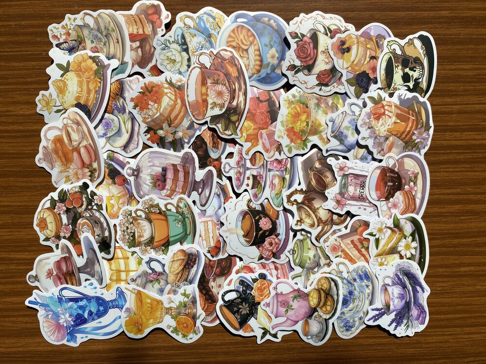 Çay Saati Sticker Seti