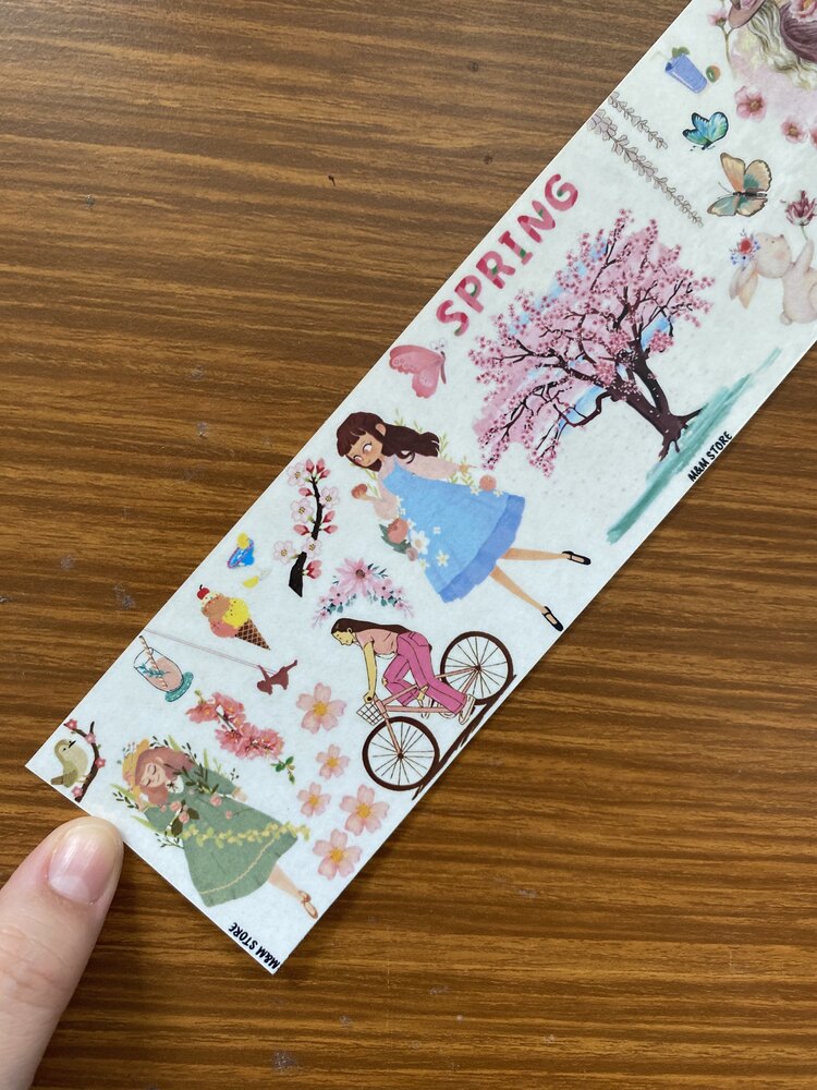 Spring Sticker Bloğu ( Saydam Kağıt) 