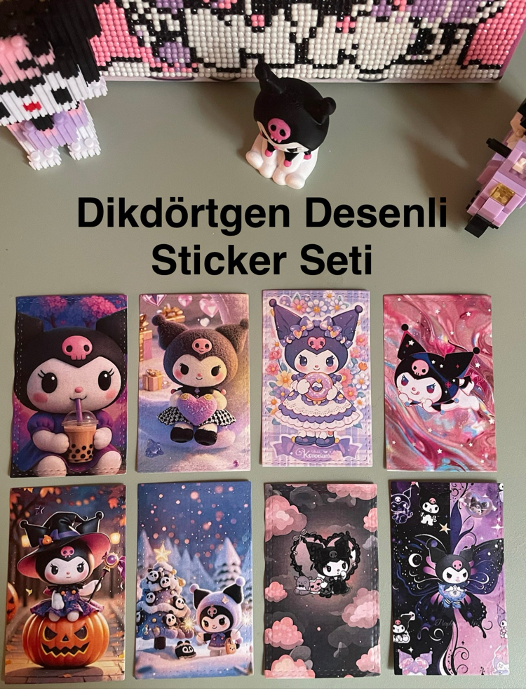 Kuromi Sticker Seti