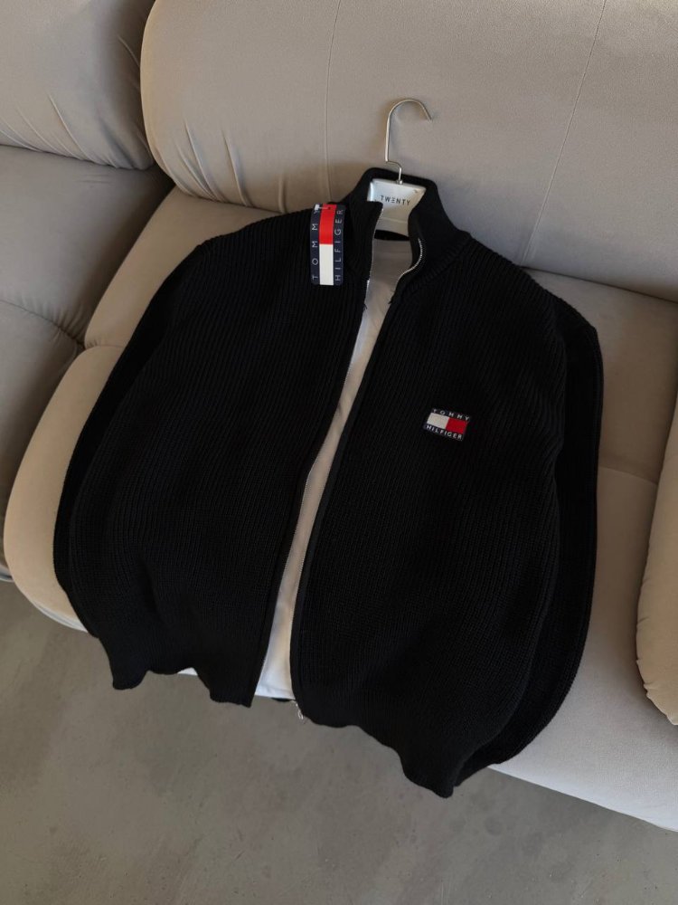 TOMMY HİLFİGER  PREMİUM TRİKO HIRKA 