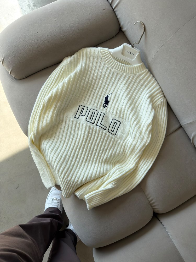 RALPH LAUREN PREMİUM TRİKO SWEATSHİRT