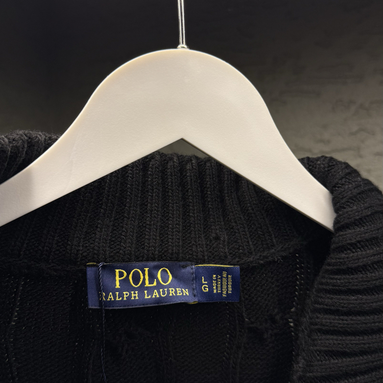POLO RALPH LAUREN YARIM FERMUAR ÖRGÜLÜ TRİKO