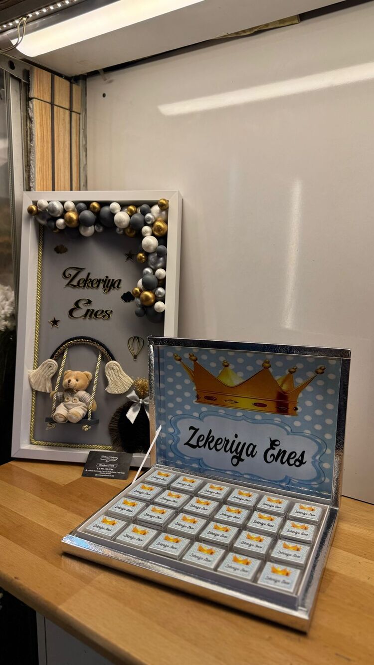 Yeni doğan bebek çikolatası