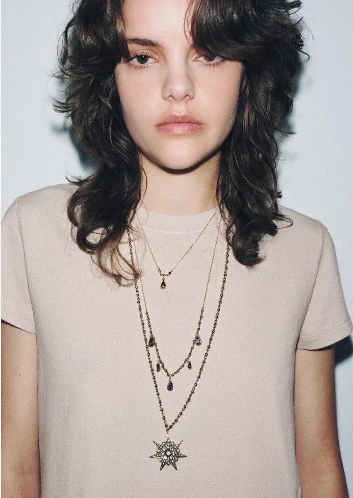 Zara model vintage kolye