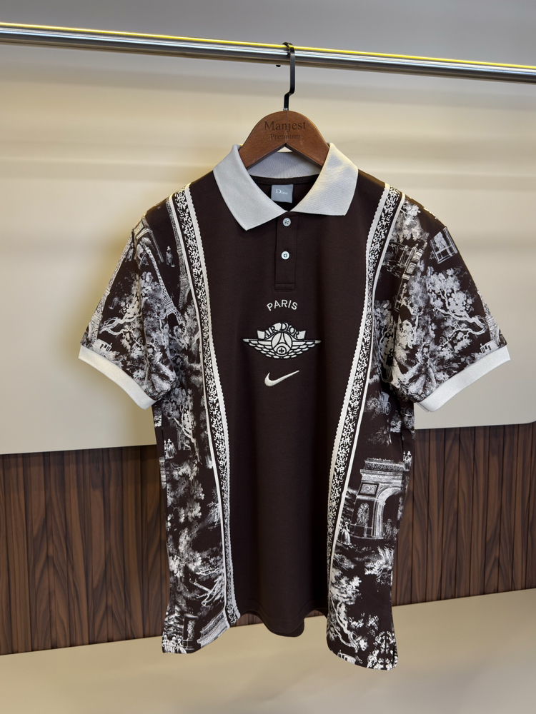 PSG-DİOR-NİKE Limited Edition Polo Shirt