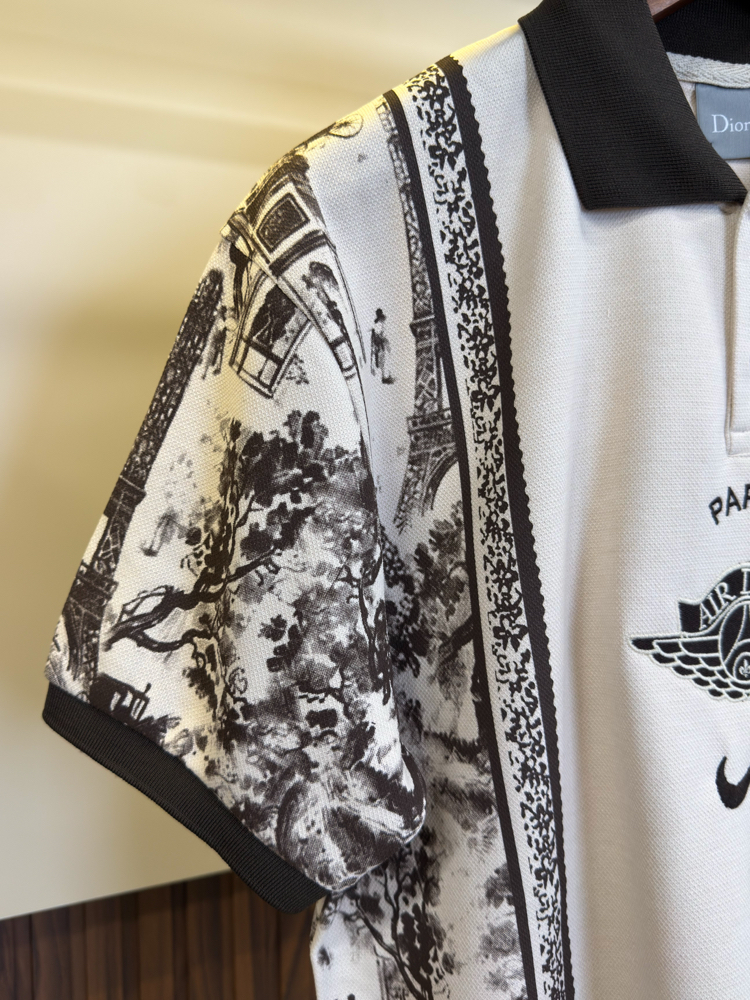 PSG-DİOR-NİKE Limited Edition Polo Shirt