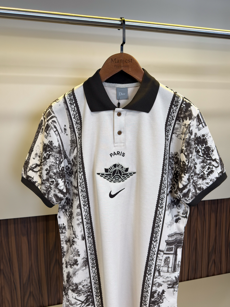 PSG-DİOR-NİKE Limited Edition Polo Shirt