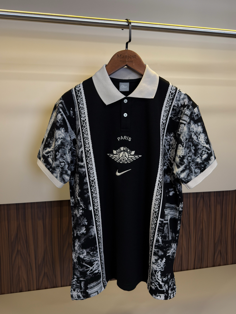 PSG-DİOR-NİKE Limited Edition Polo Shirt