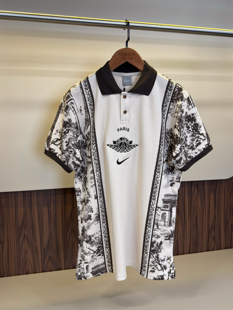 PSG-DİOR-NİKE Limited Edition Polo Shirt