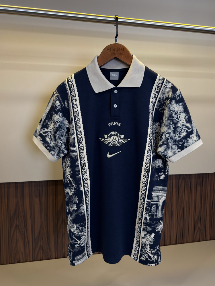 PSG-DİOR-NİKE Limited Edition Polo Shirt