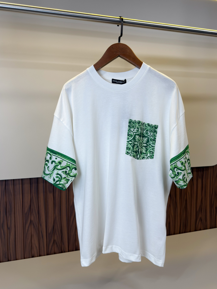 Dolce Gabbana Majolica Print T-Shirt