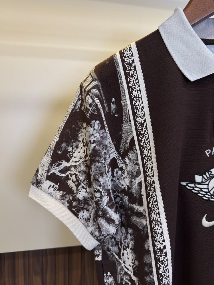 PSG-DİOR-NİKE Limited Edition Polo Shirt
